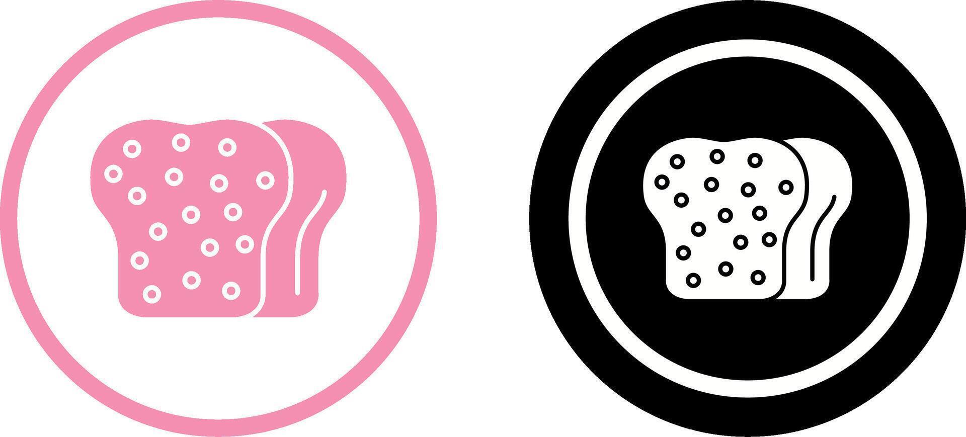 Toast Icon Design vector