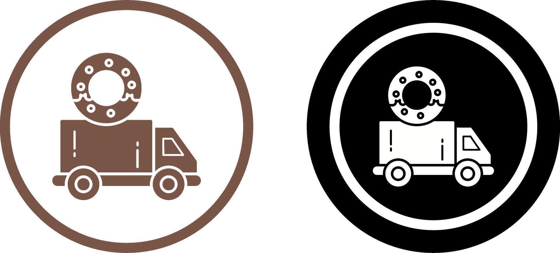 Delivery Truck Icon Design vector