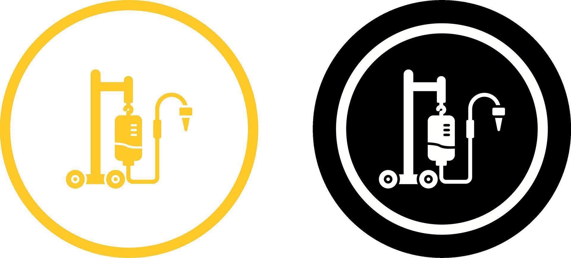 Intravenous Icon Design vector