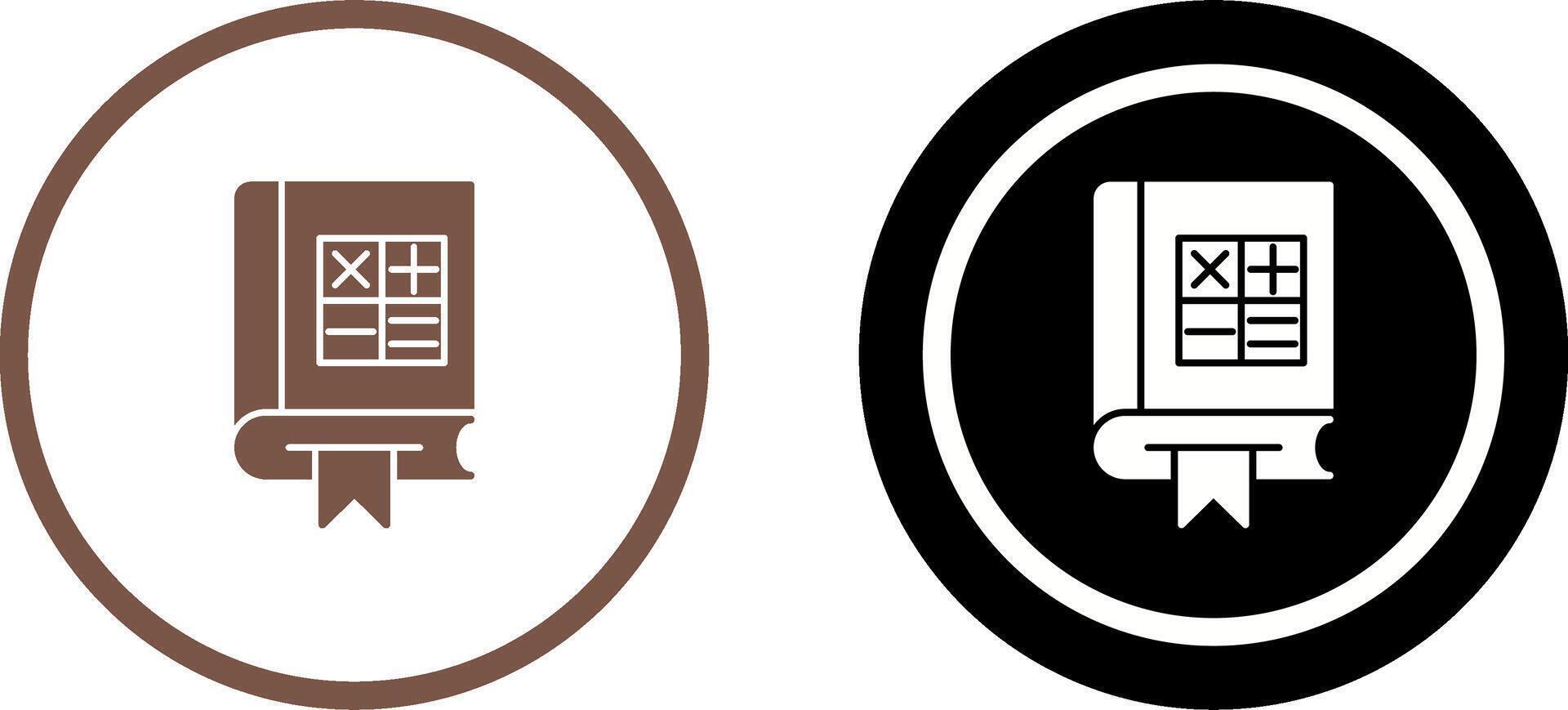 Maths Icon Design vector