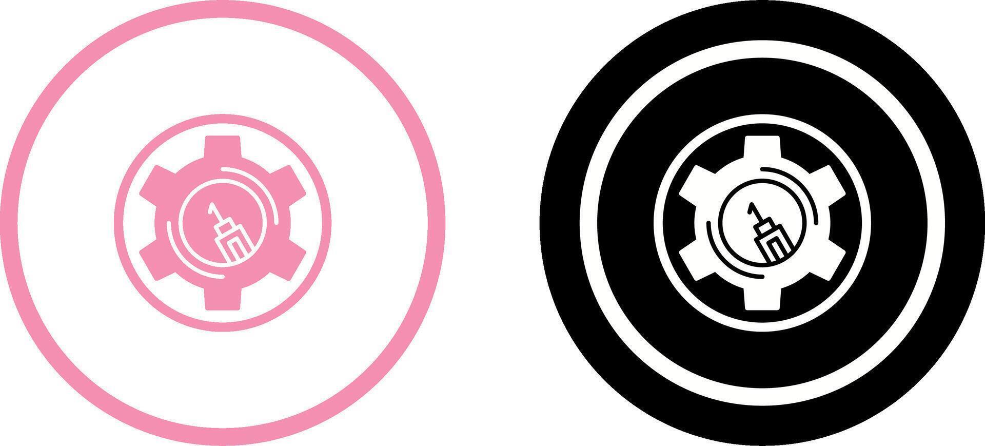 Vaccine Icon Design vector