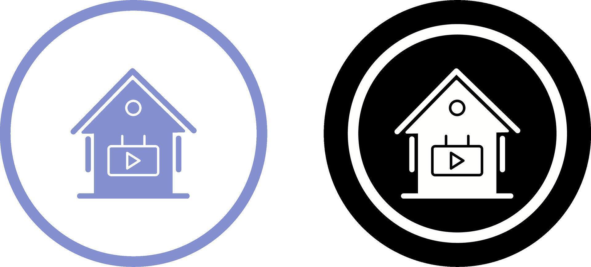 live Broadcast Icon Design vector