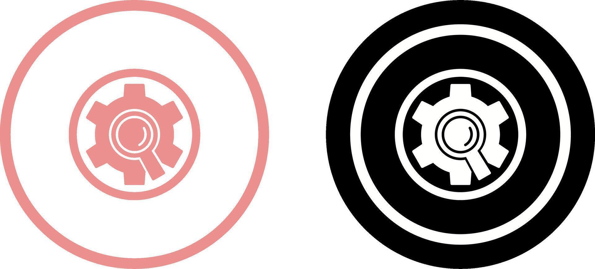 Research Icon Design vector