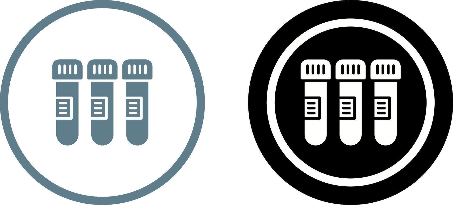 Test Tube Icon Design vector