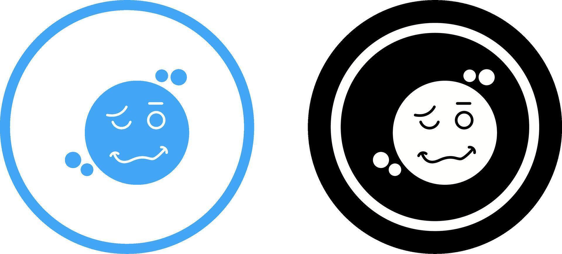 Drunk Icon Design vector