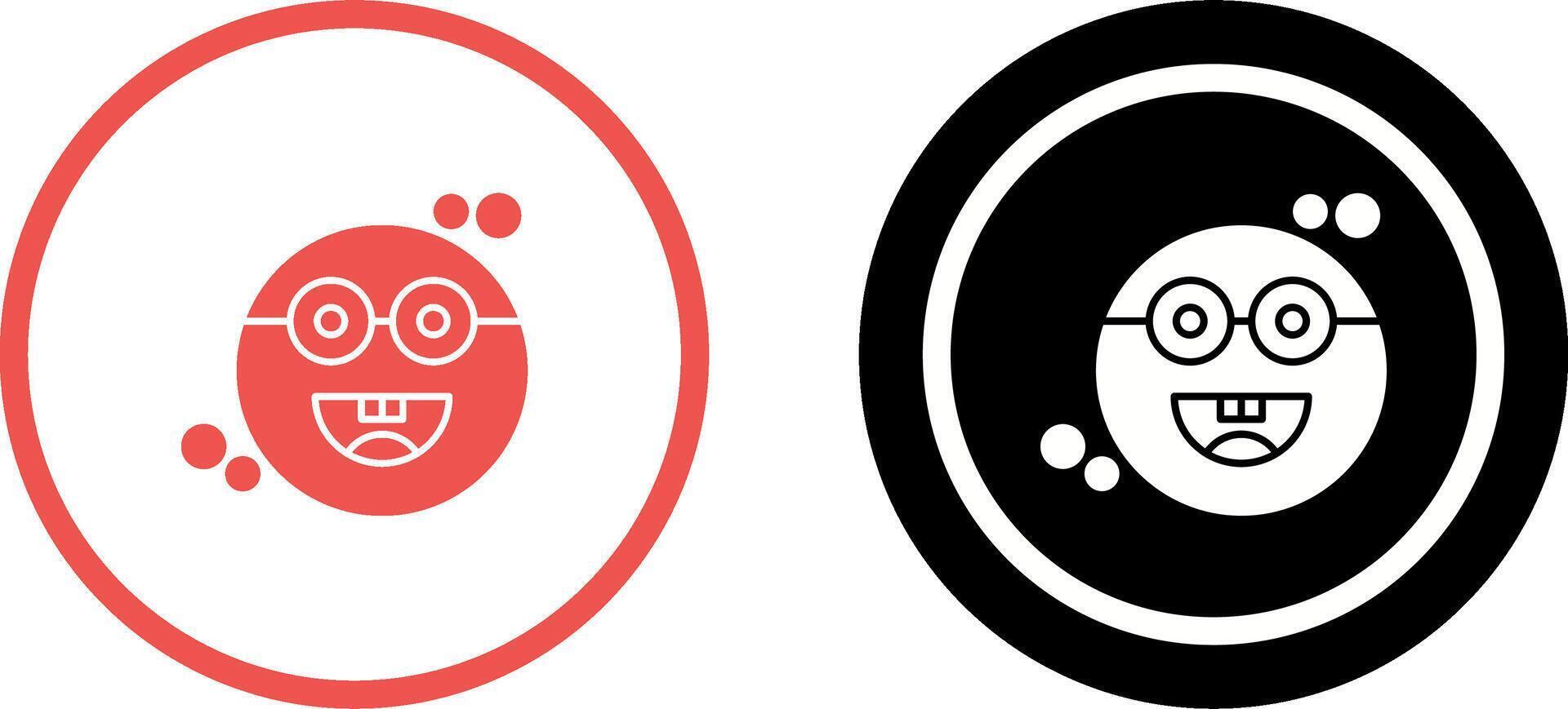 Galsses Icon Design vector