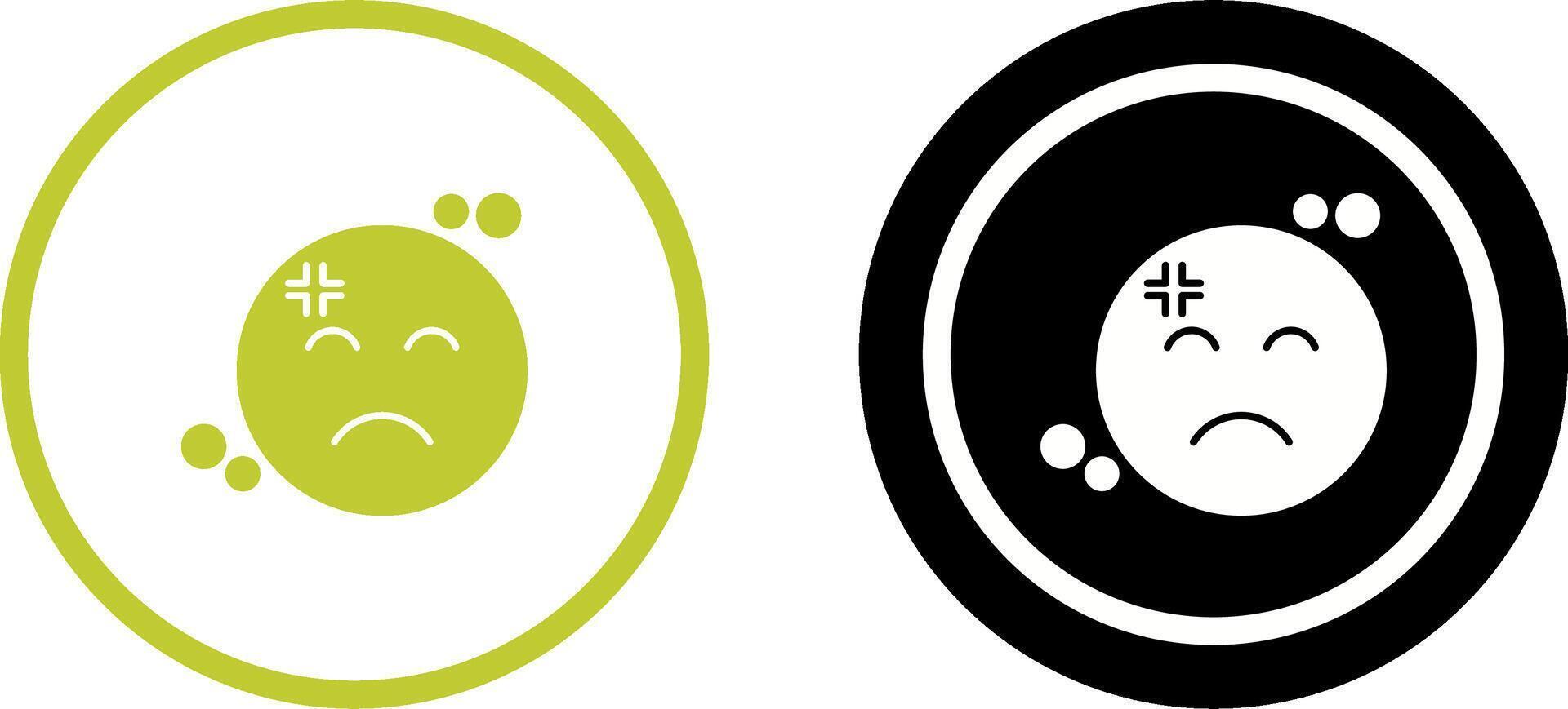 Dissapointment Icon Design vector