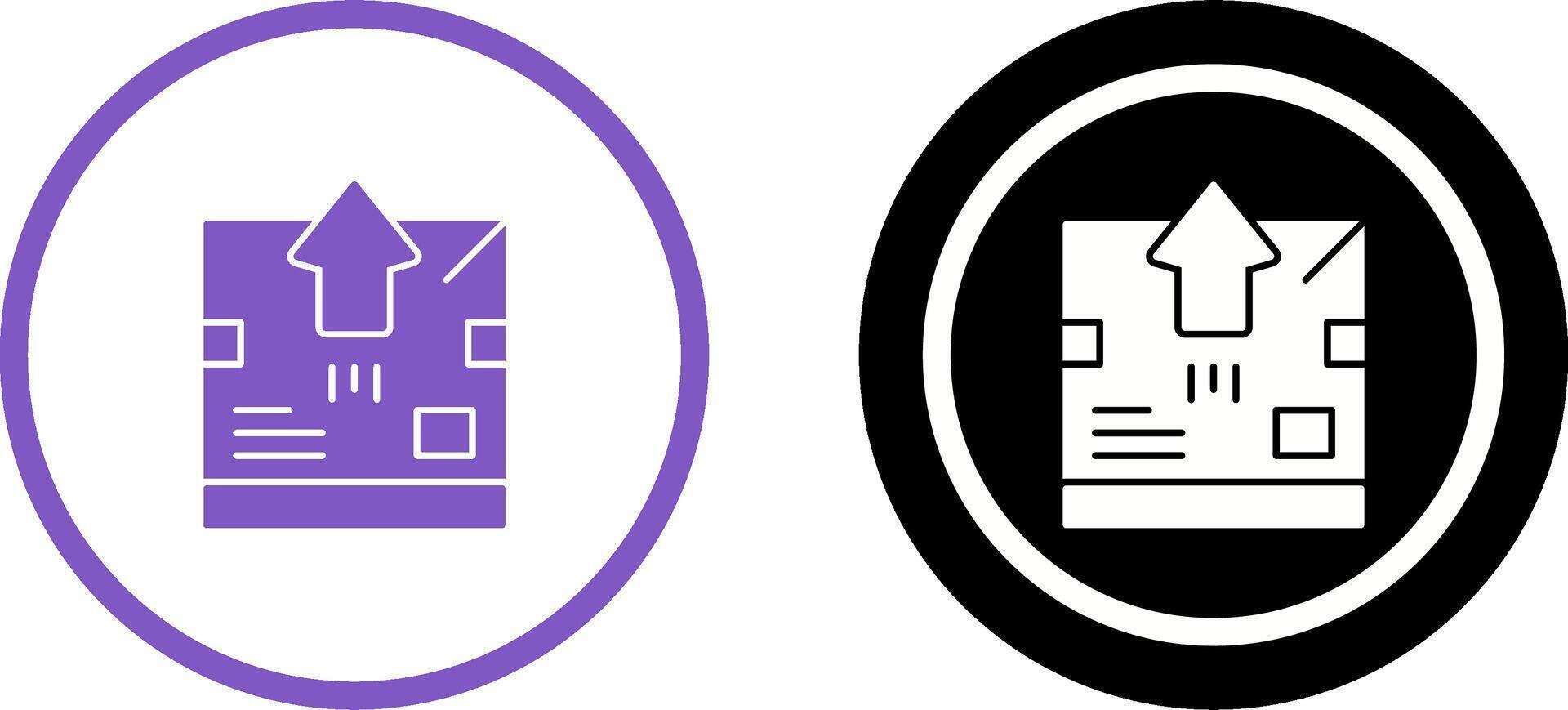 Delivery Box Icon Design vector