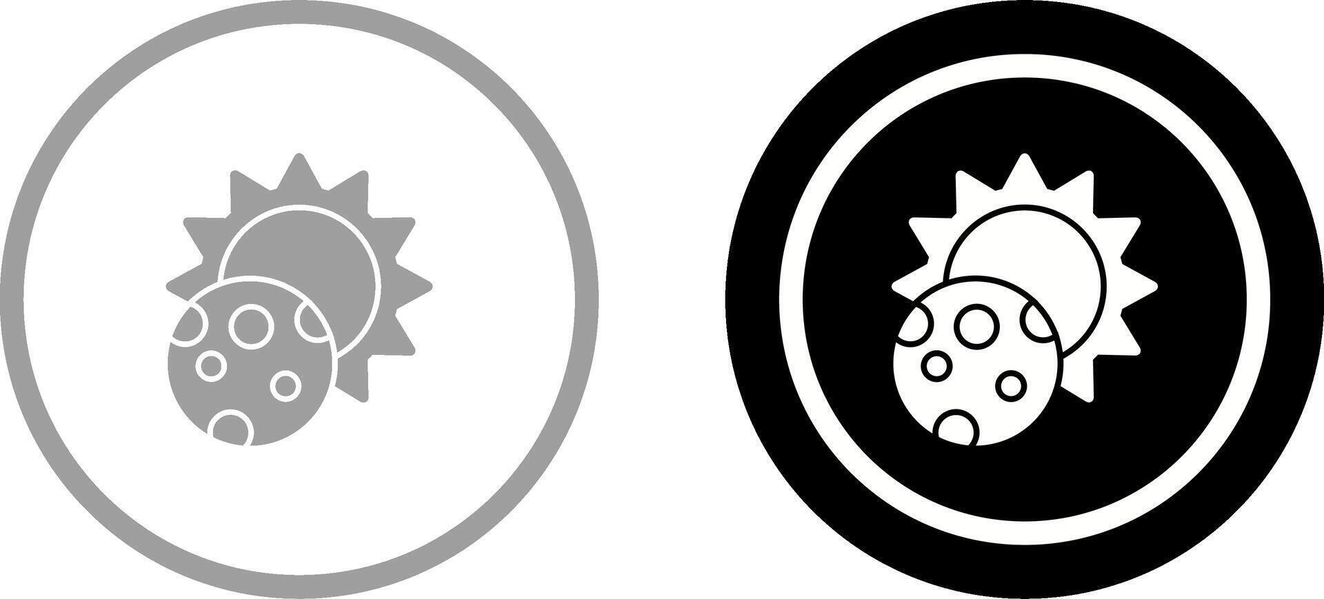 Eclipse Icon Design vector