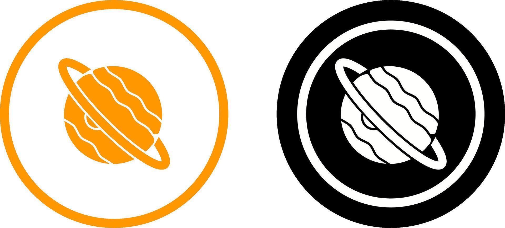 Planet Icon Design vector