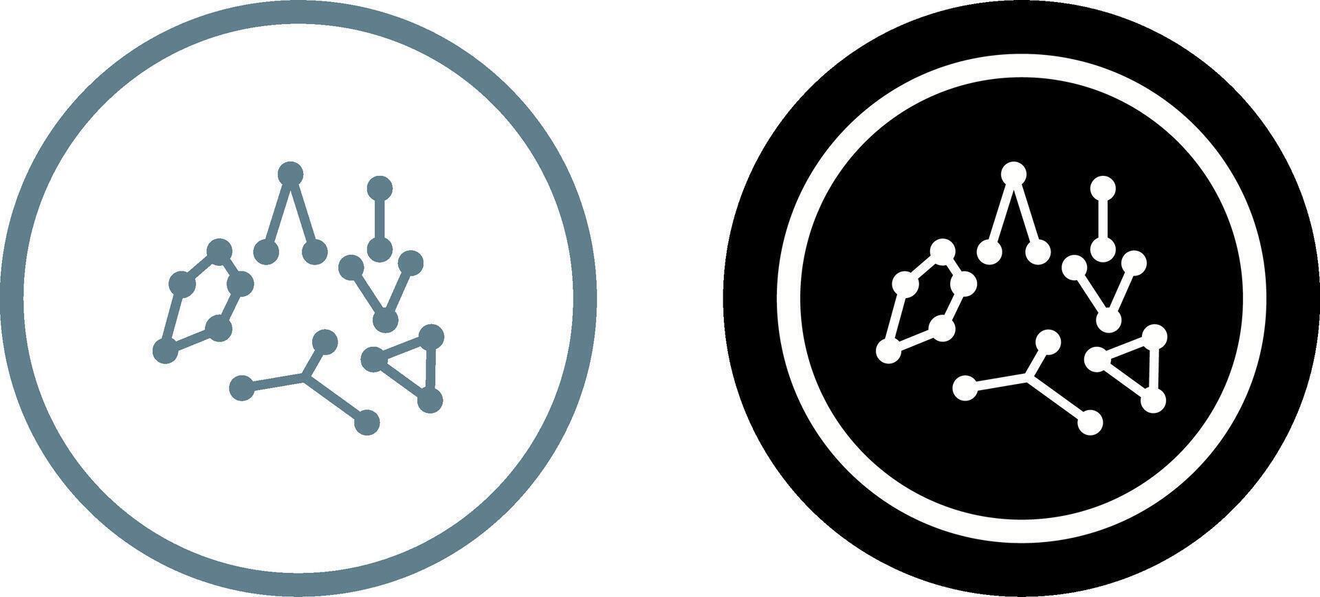 Constellation Icon Design vector