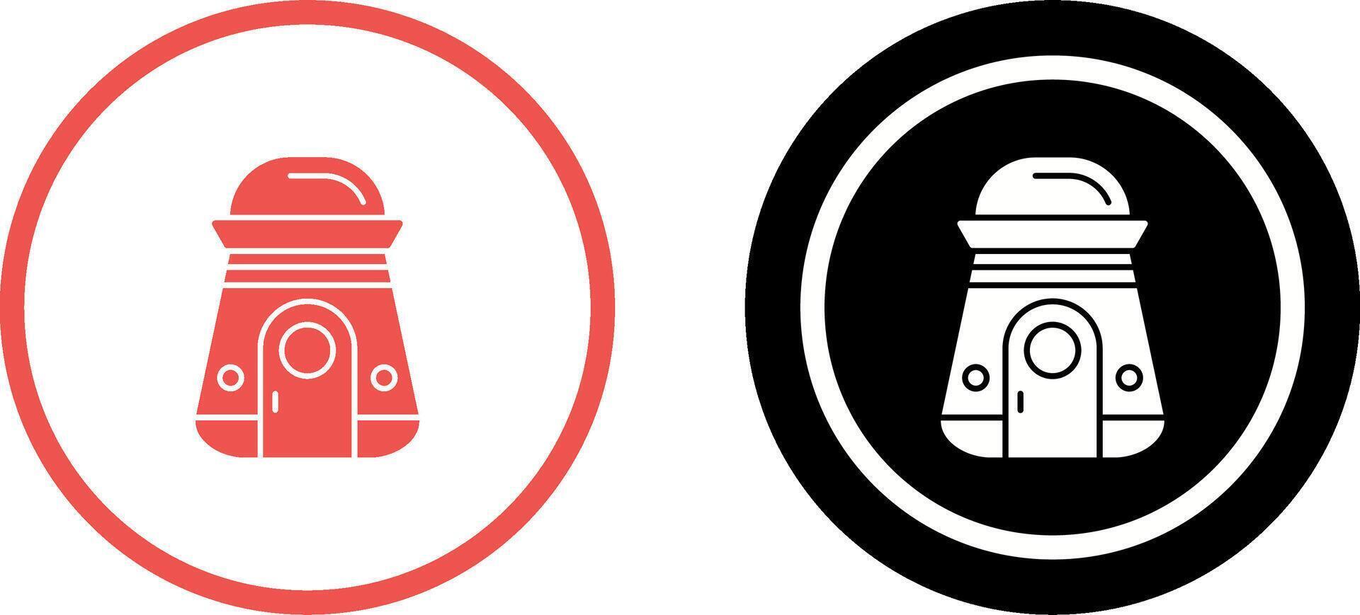 Space Capsule Icon Design vector