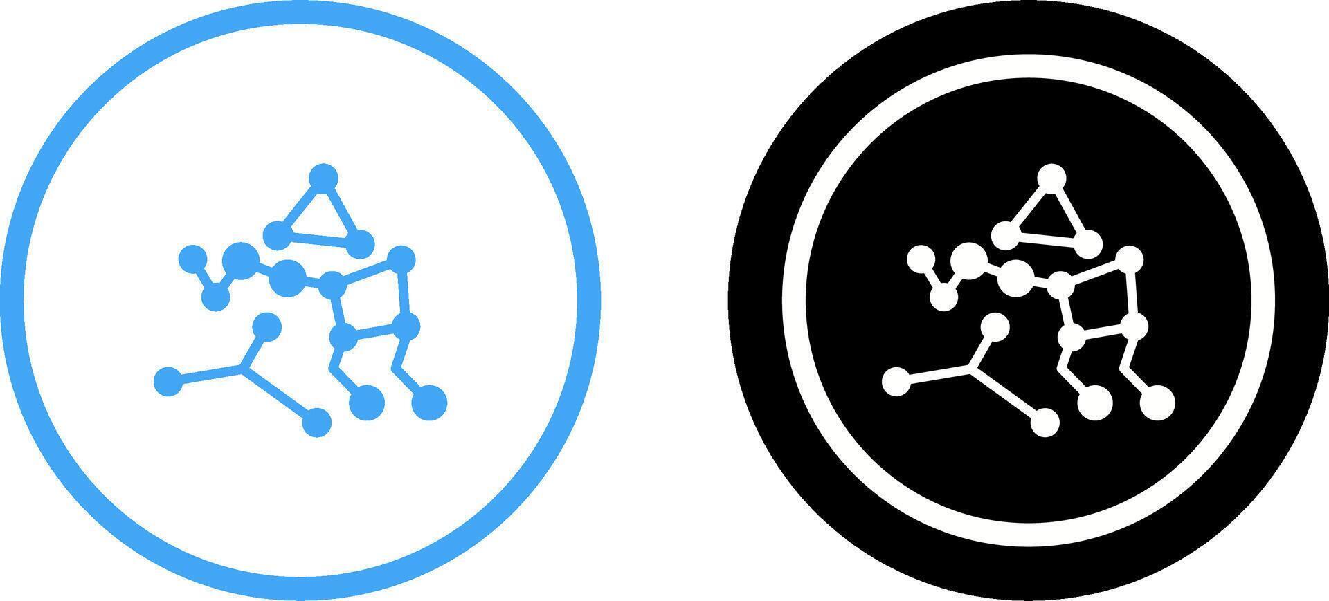 Ursa Major Icon Design vector