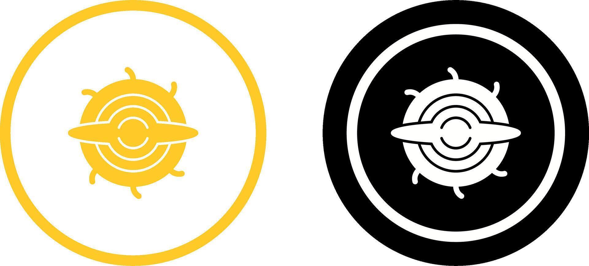 Black Hole Icon Design vector