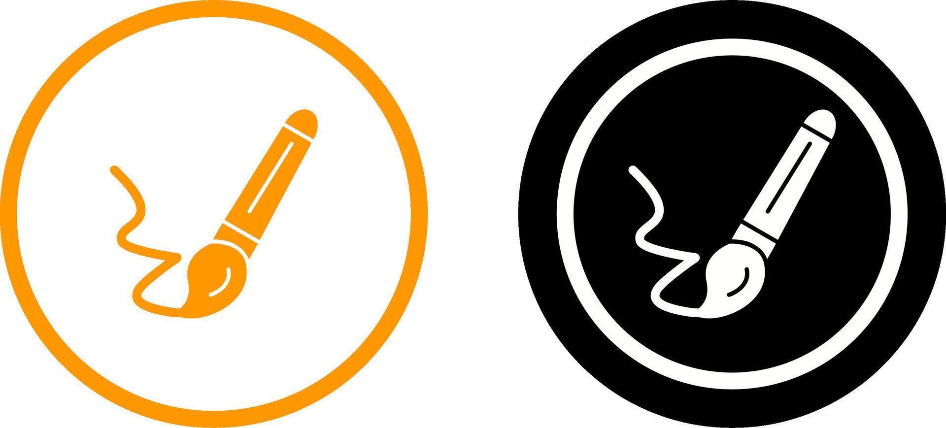 Paint Brush Icon Design vector
