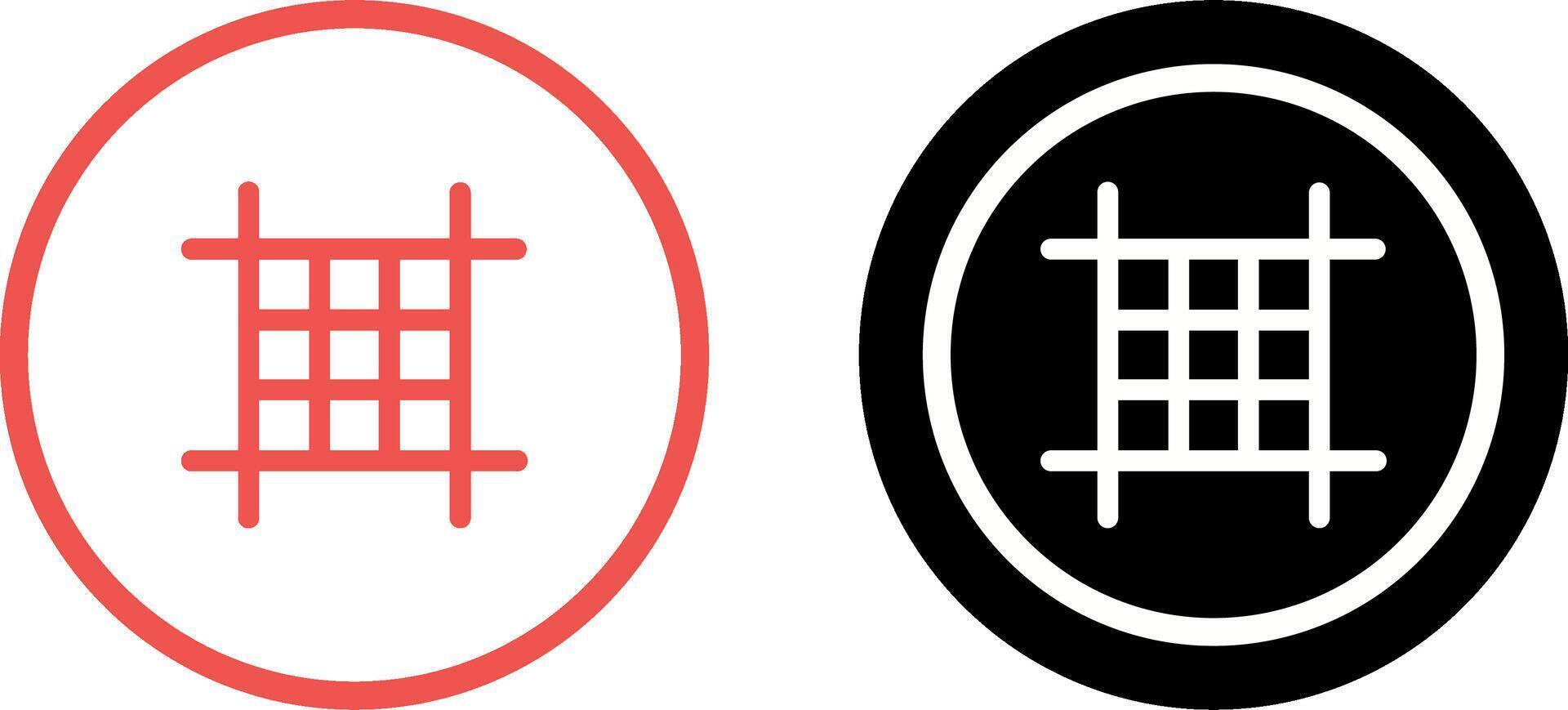 Square Layout Icon Design vector