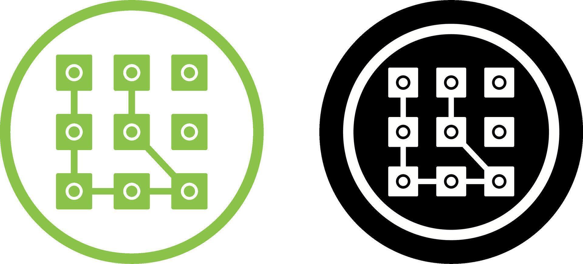Pattern Icon Design vector