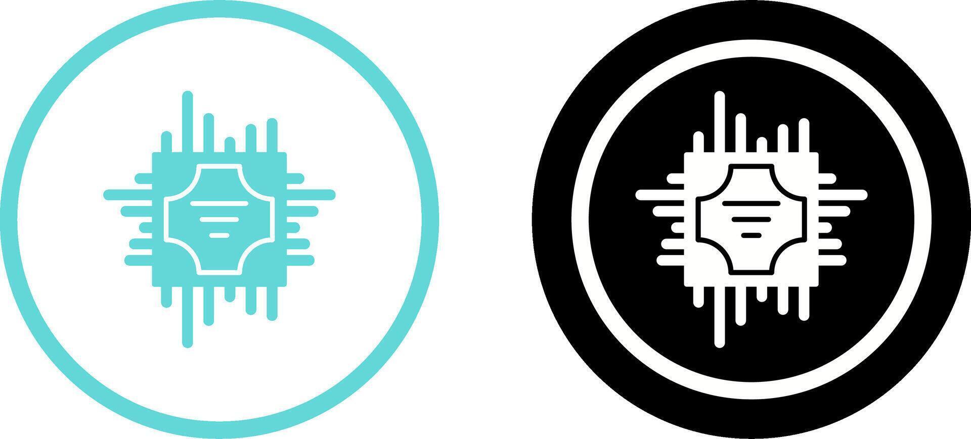 Cpu Icon Design vector
