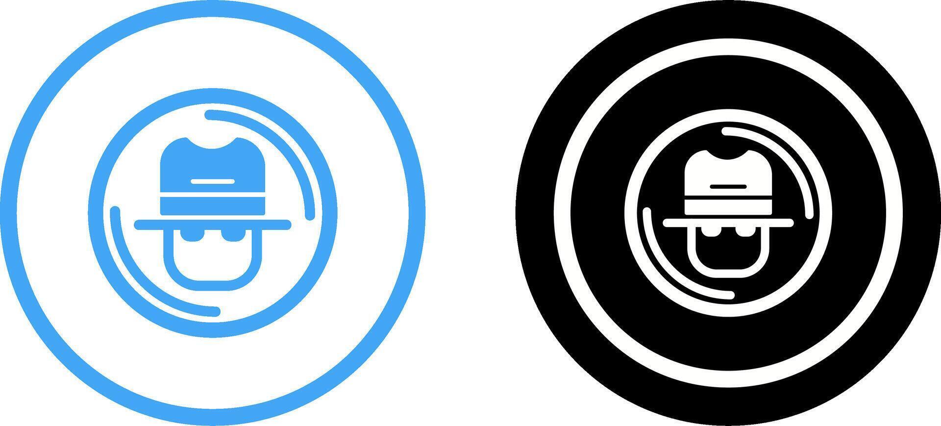 Spy Icon Design vector