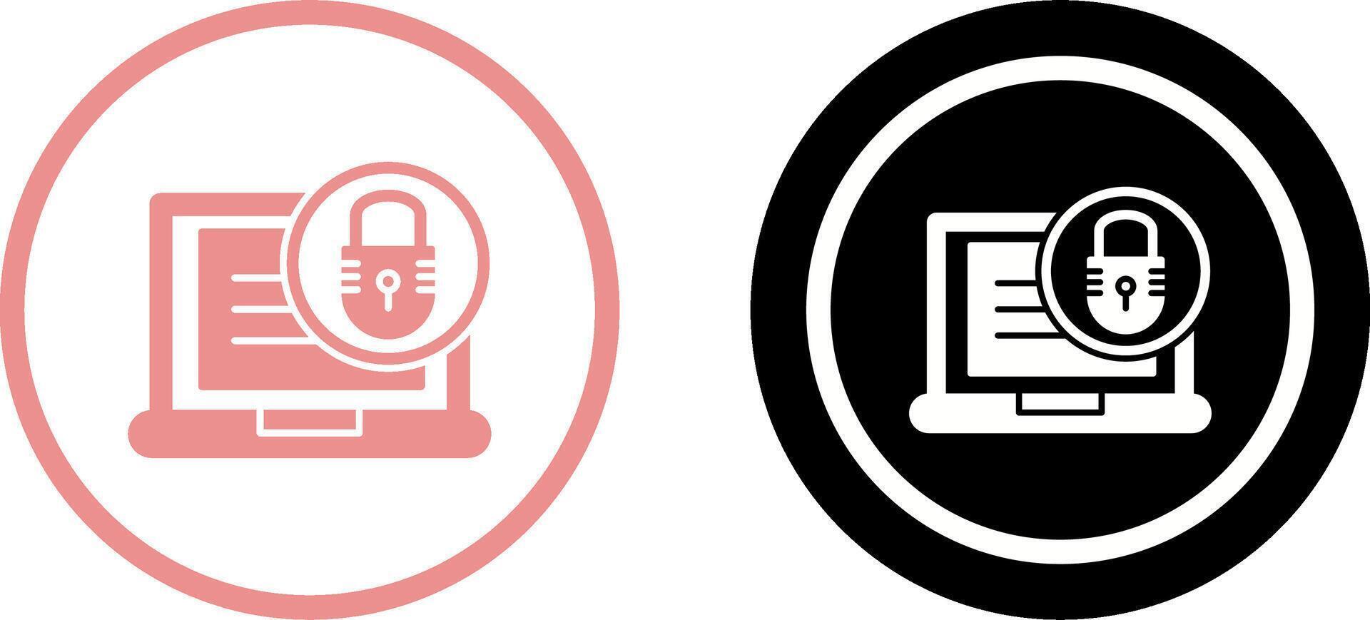 Padlock Icon Design vector