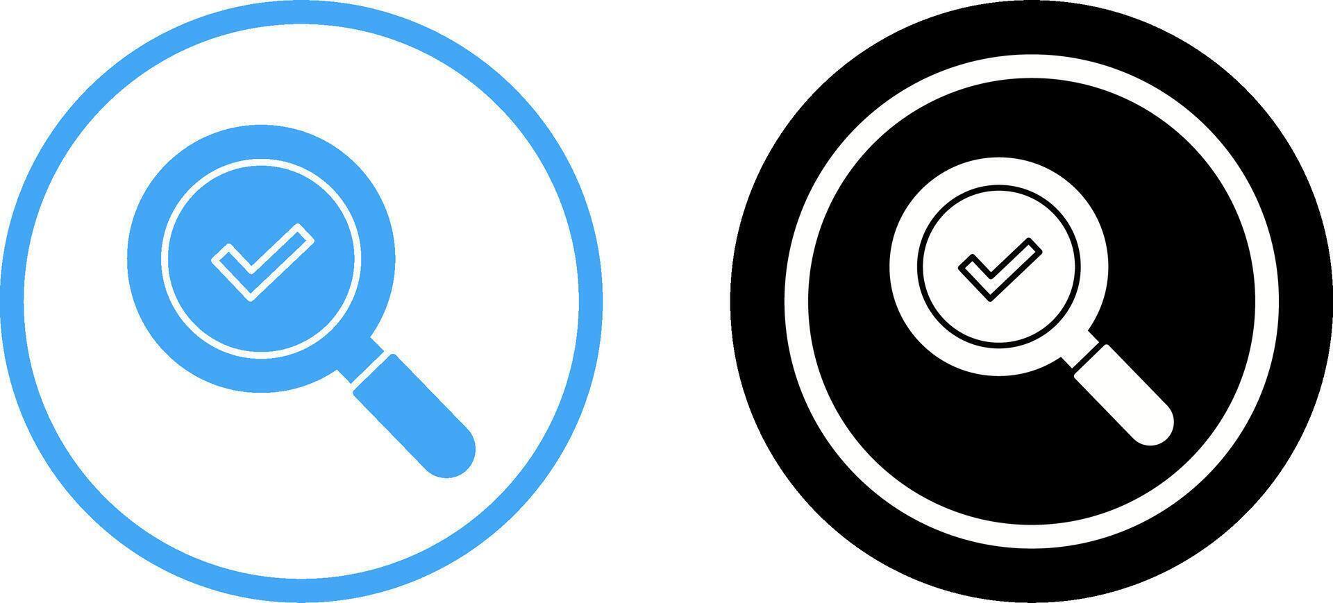 Magnifying Glass Icon Design vector