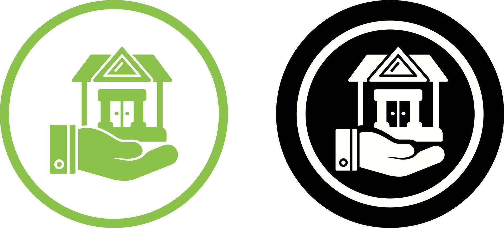 House Protection Icon Design vector