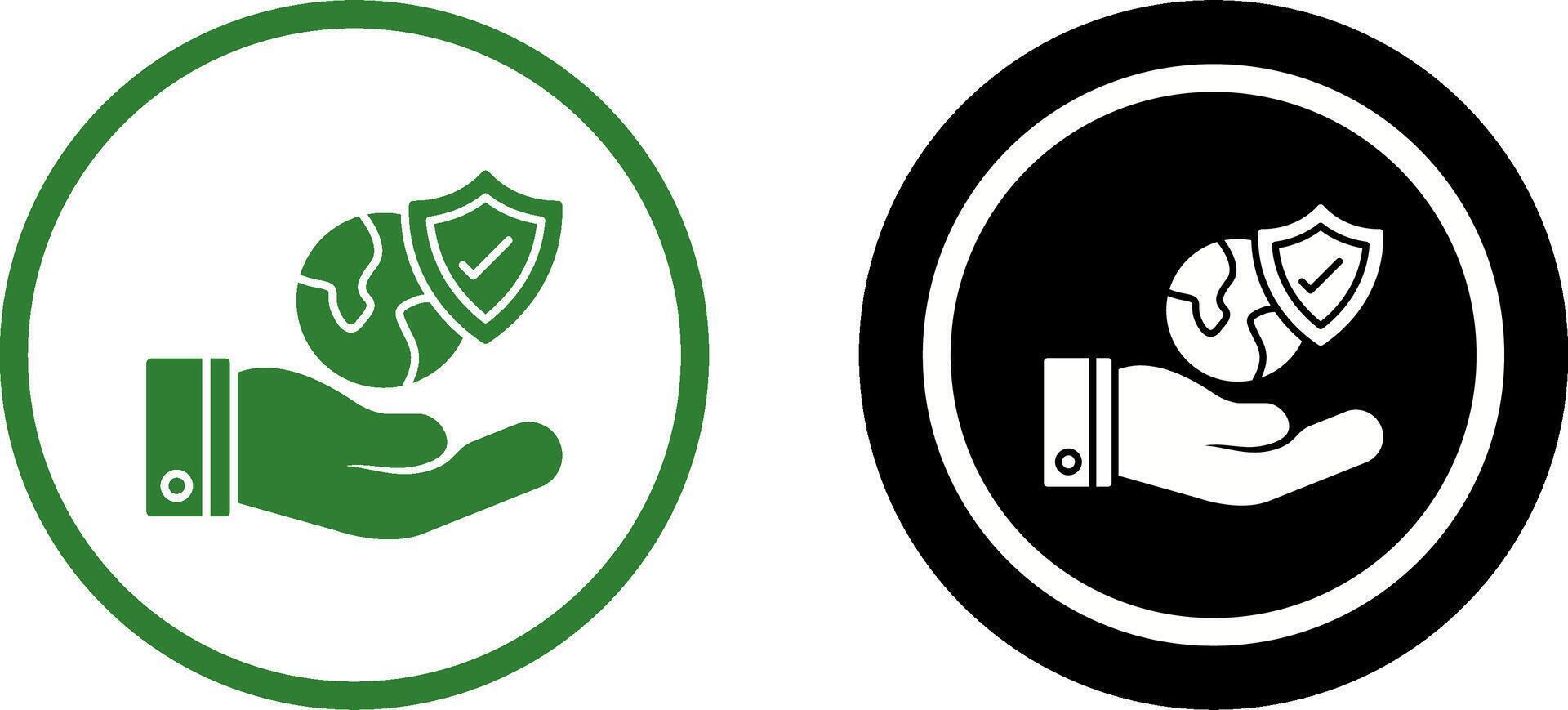 Travel Protection Icon Design vector