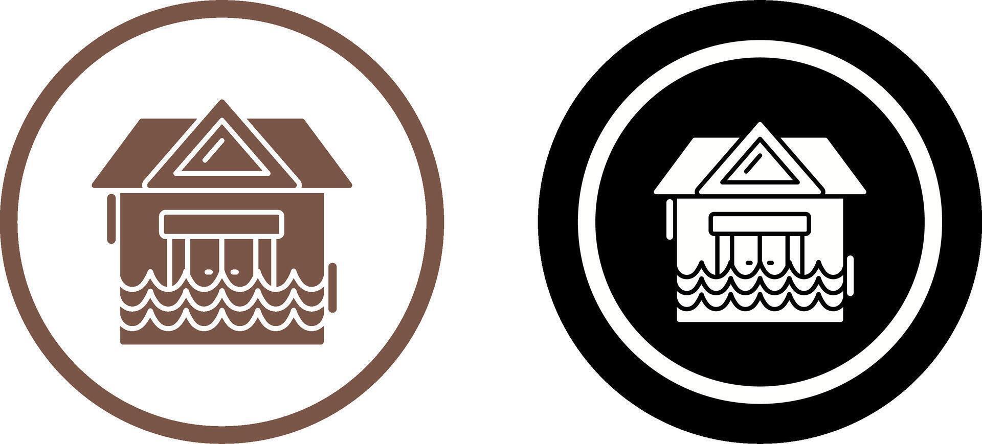Natural Disaster Icon Design vector