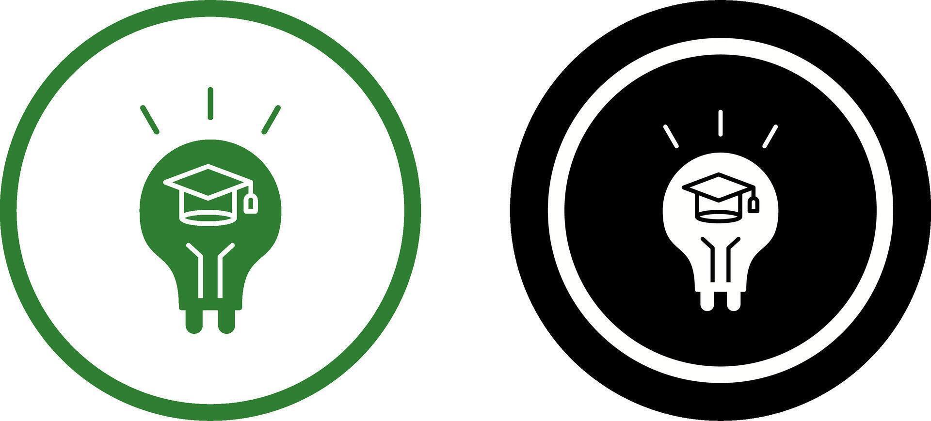 Light Bulb Icon Design vector