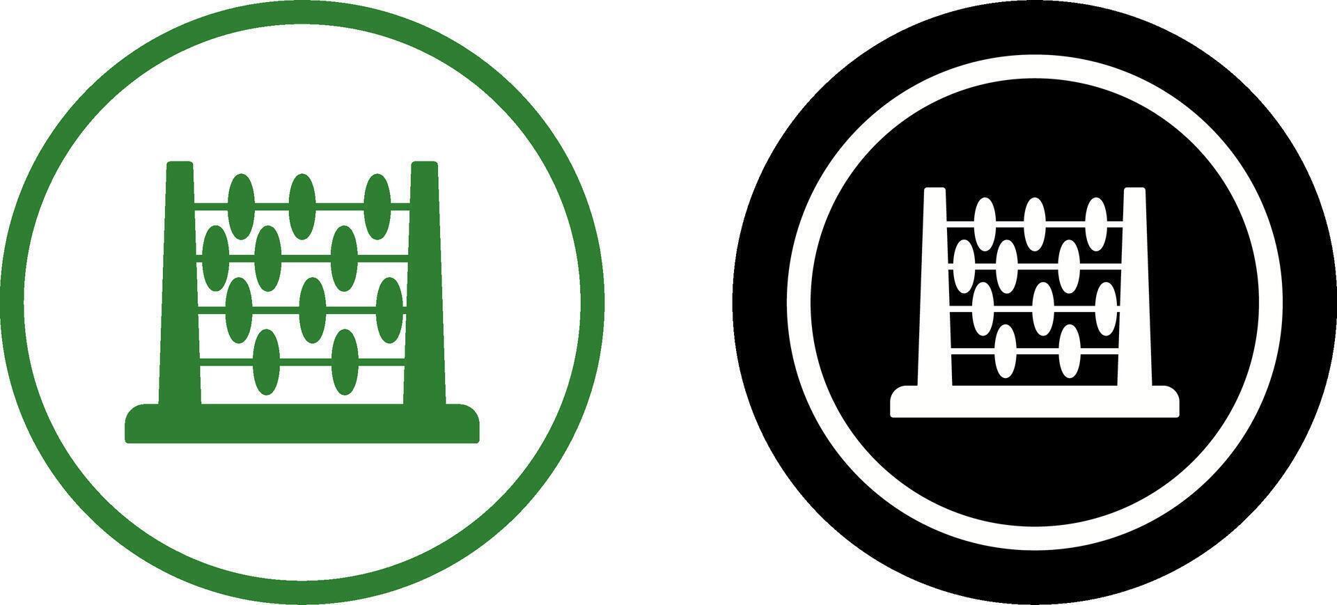 Abacus Icon Design vector