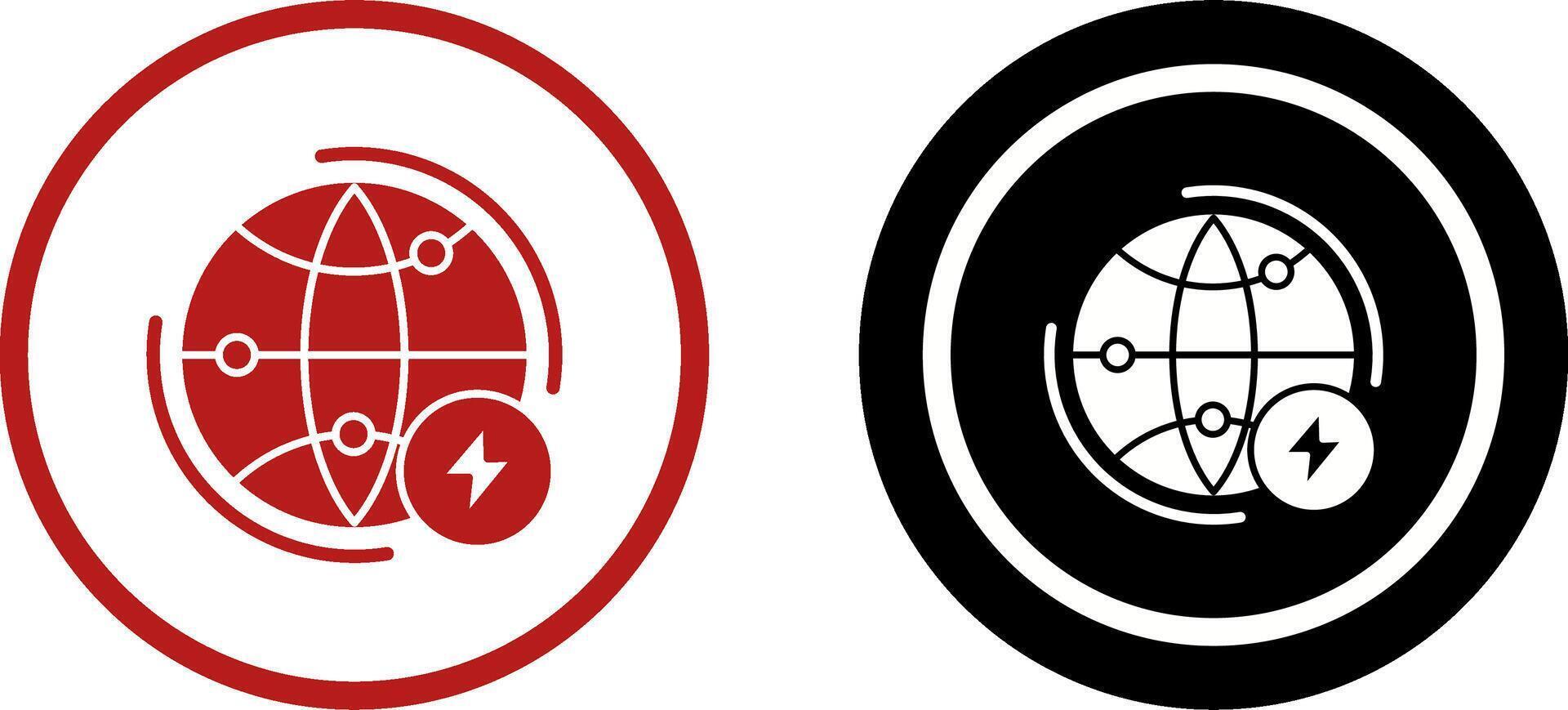 Globe Earth Icon Design vector