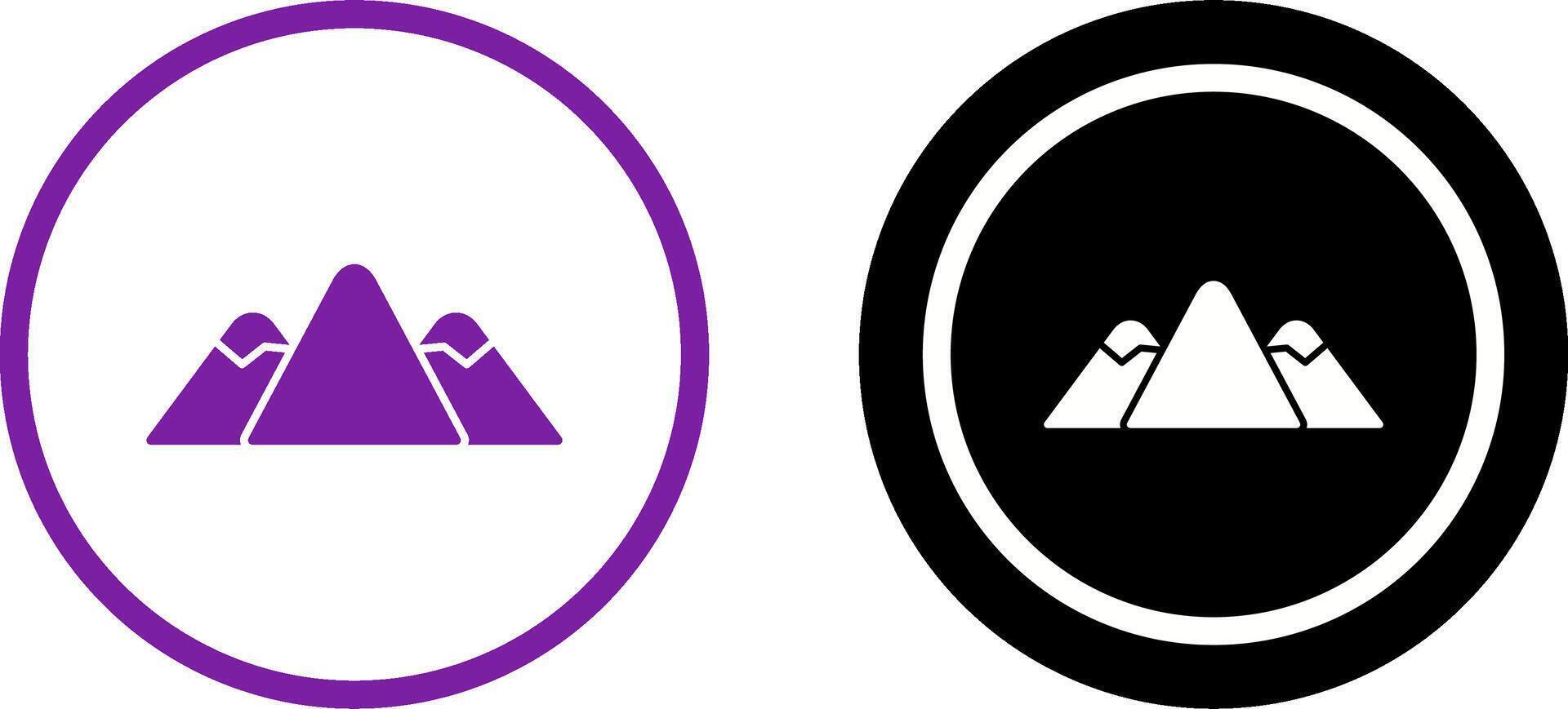 Mountain Icon Design vector