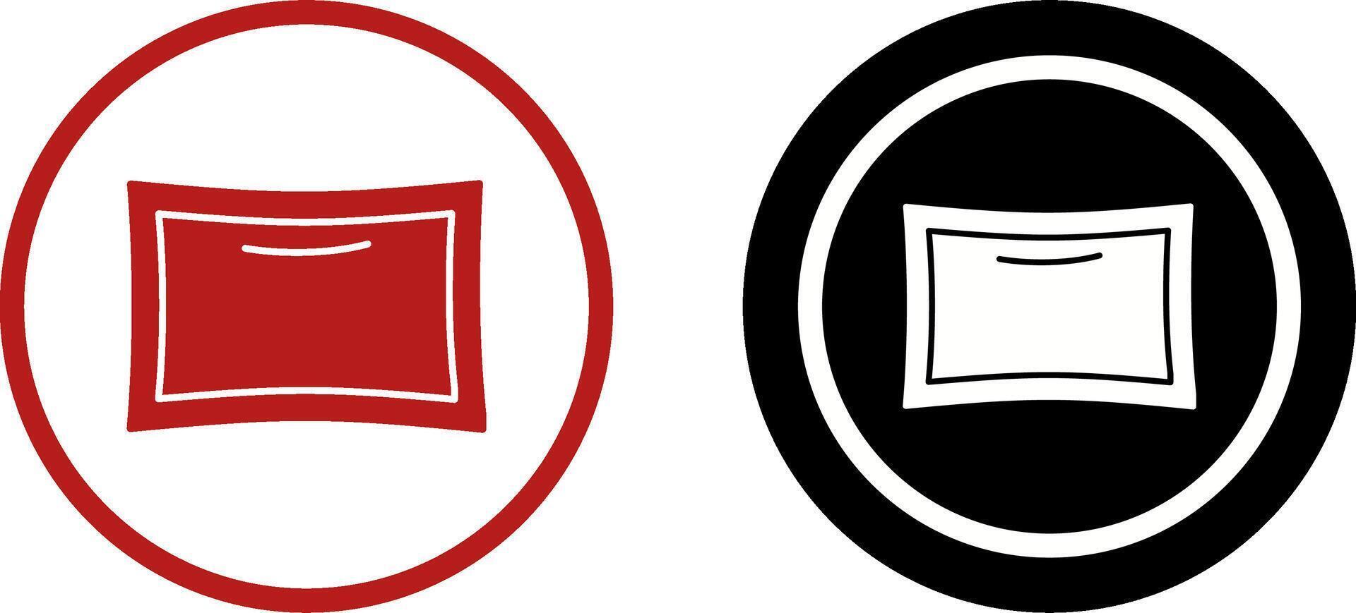 Pillow Icon Design vector