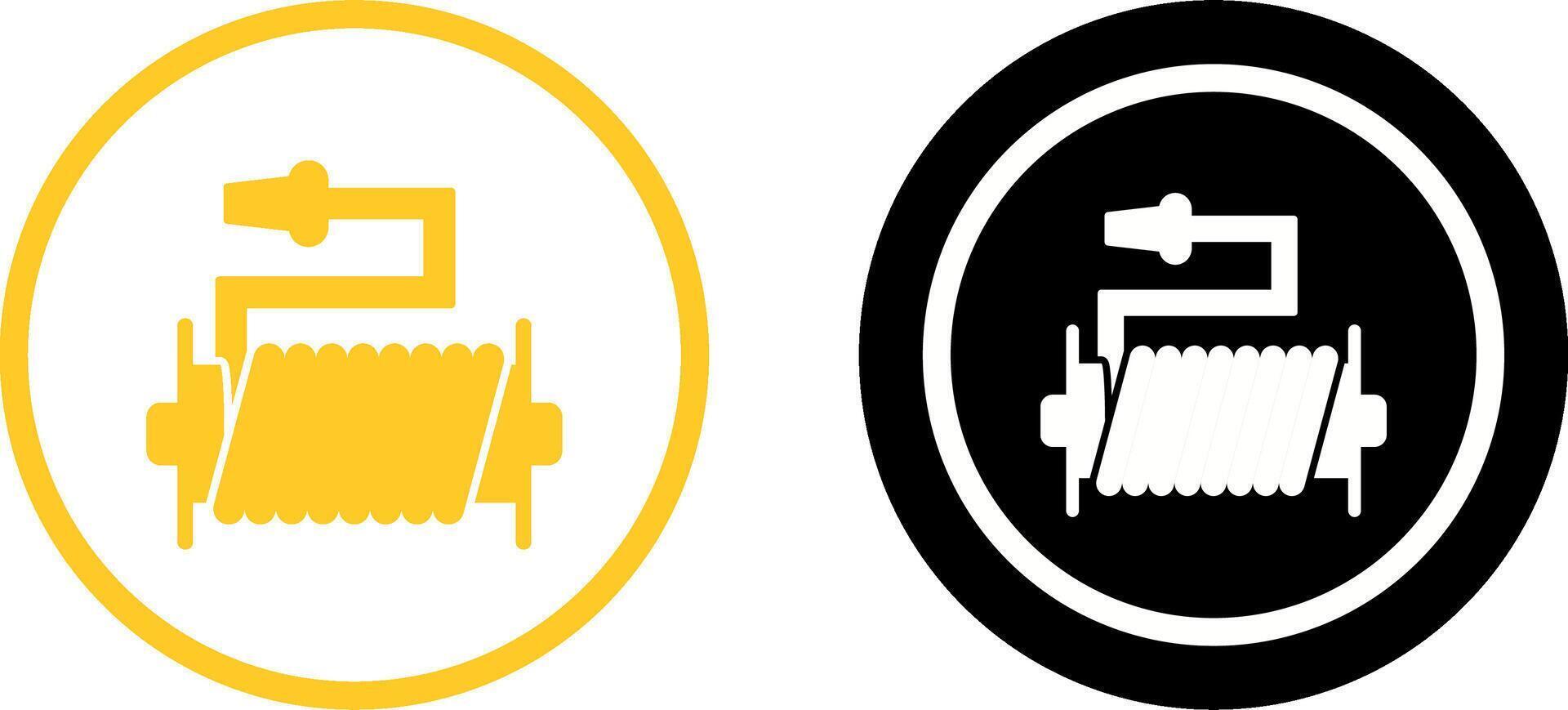 Water Hose Icon Design vector