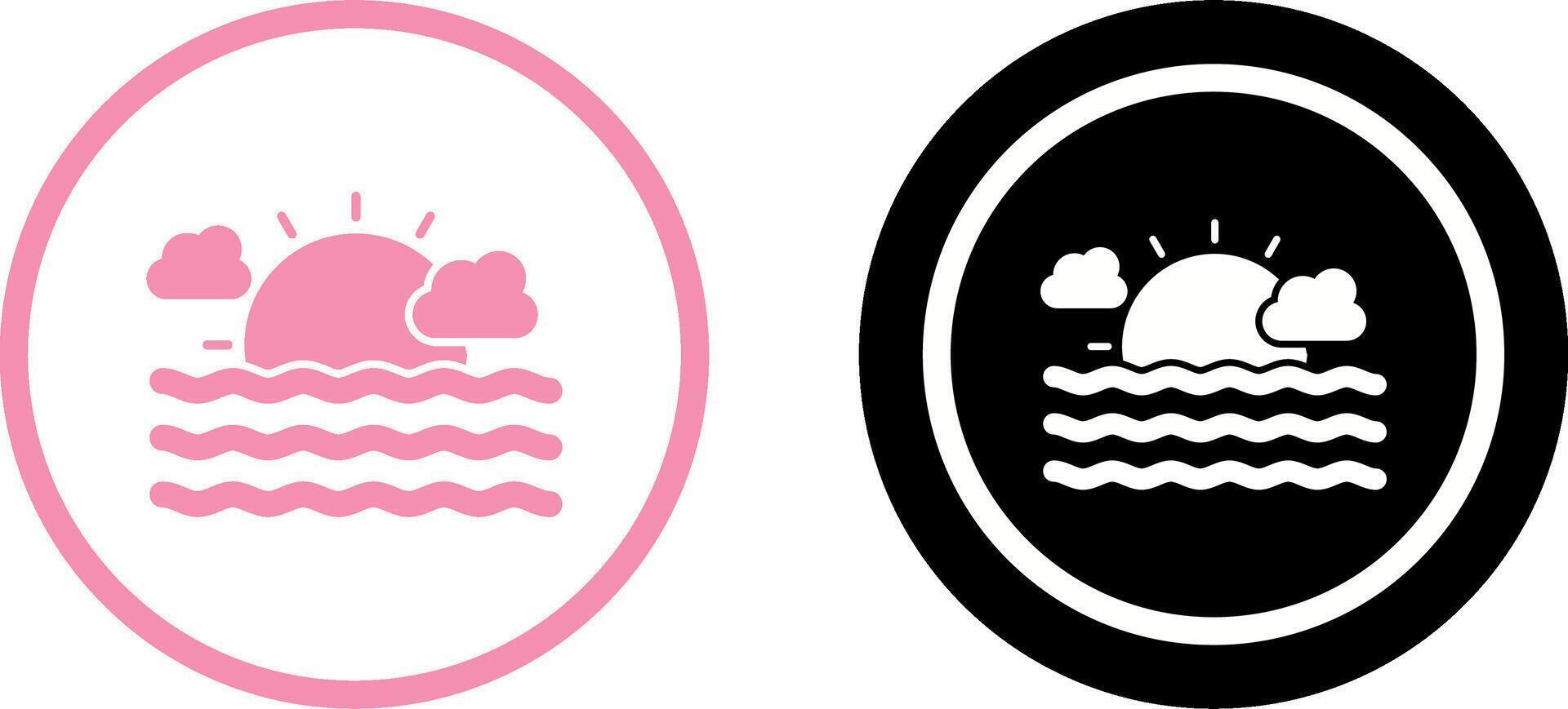 Sea Icon Design vector