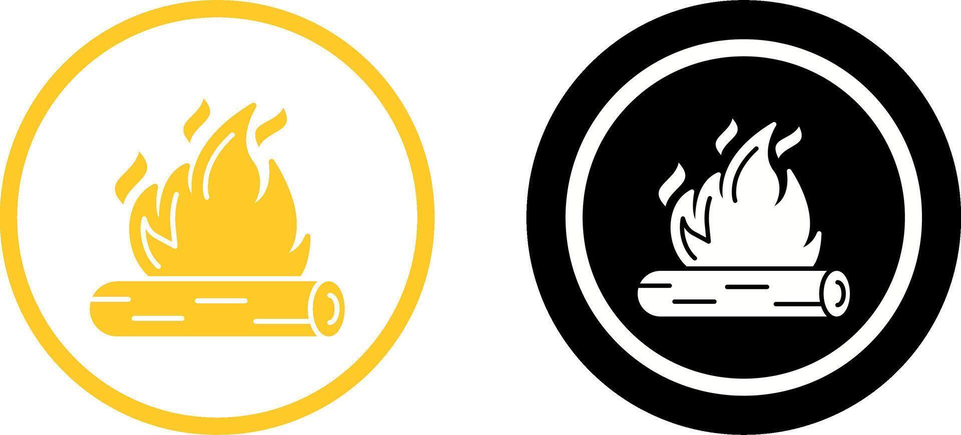 Bonfire Icon Design vector