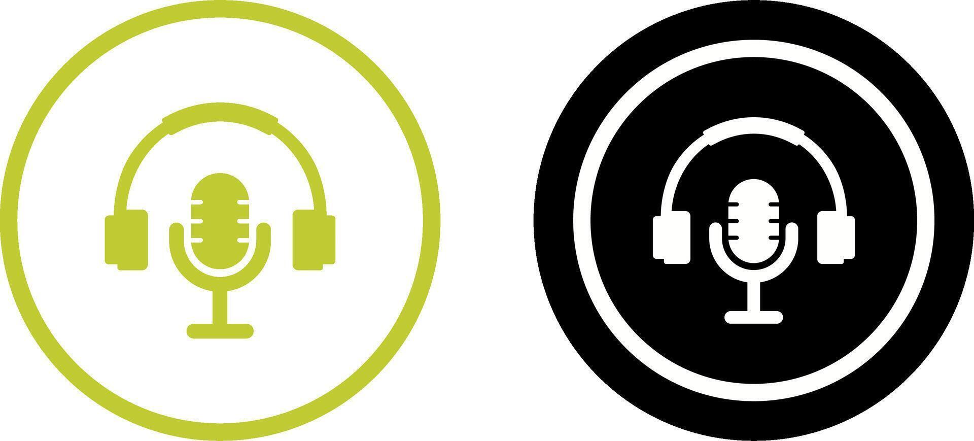 Podcast Icon Design vector