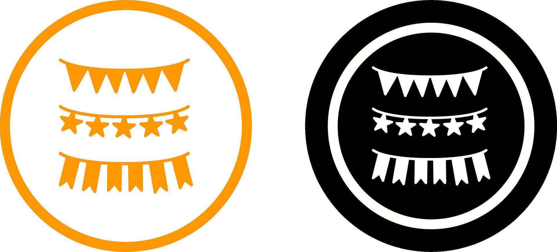 Garlands Icon Design vector