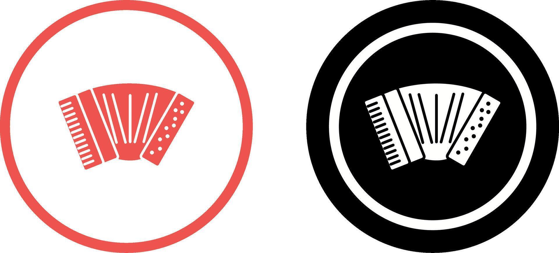 Accordion Icon Design vector