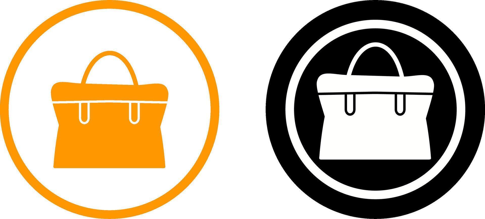 Bag Icon Design vector