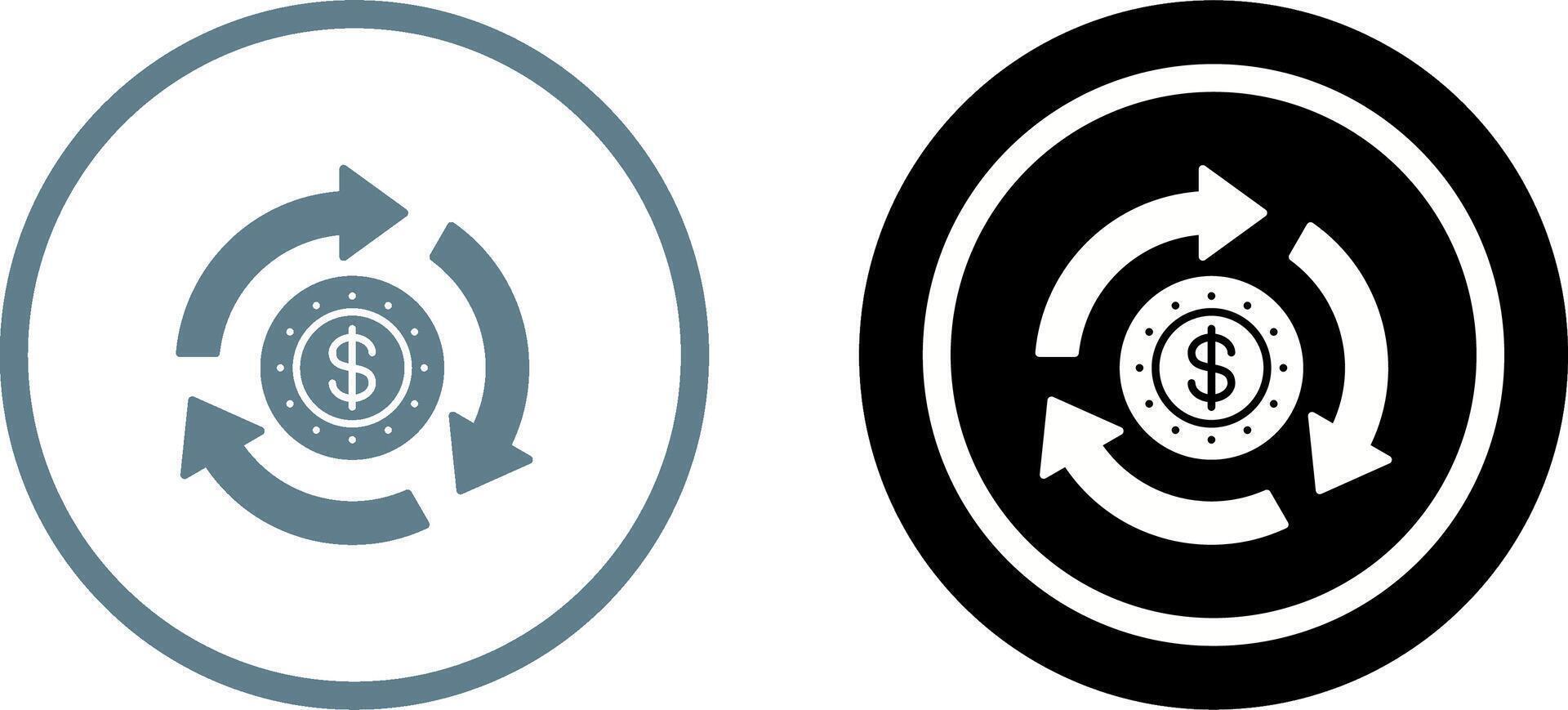 Turnover Icon Design vector