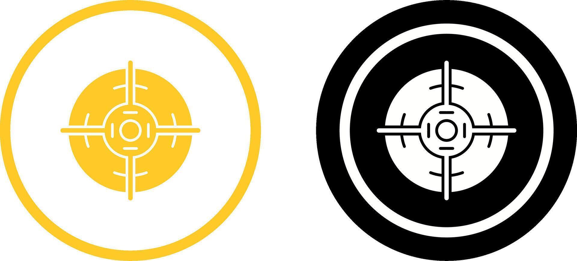 Target Icon Design vector