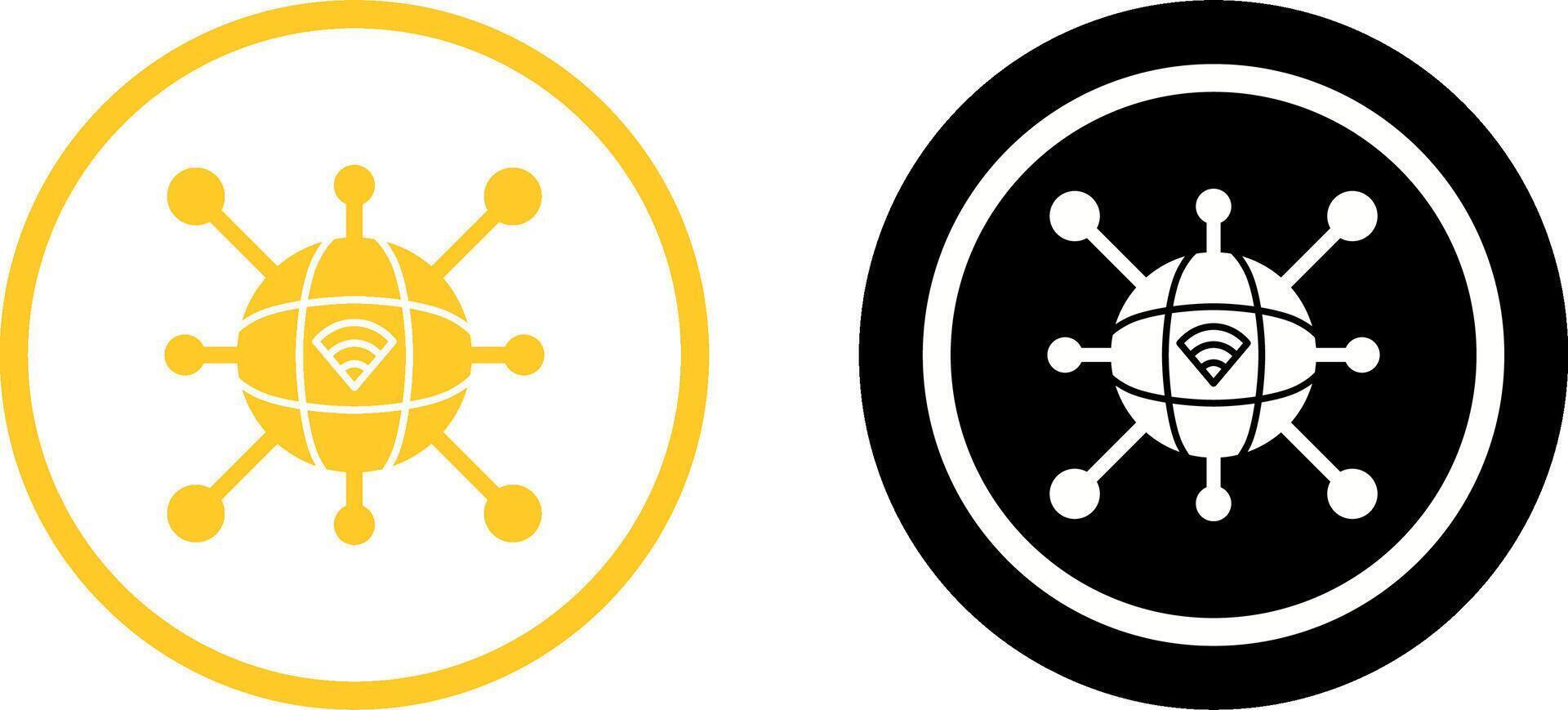 Internet Icon Design vector