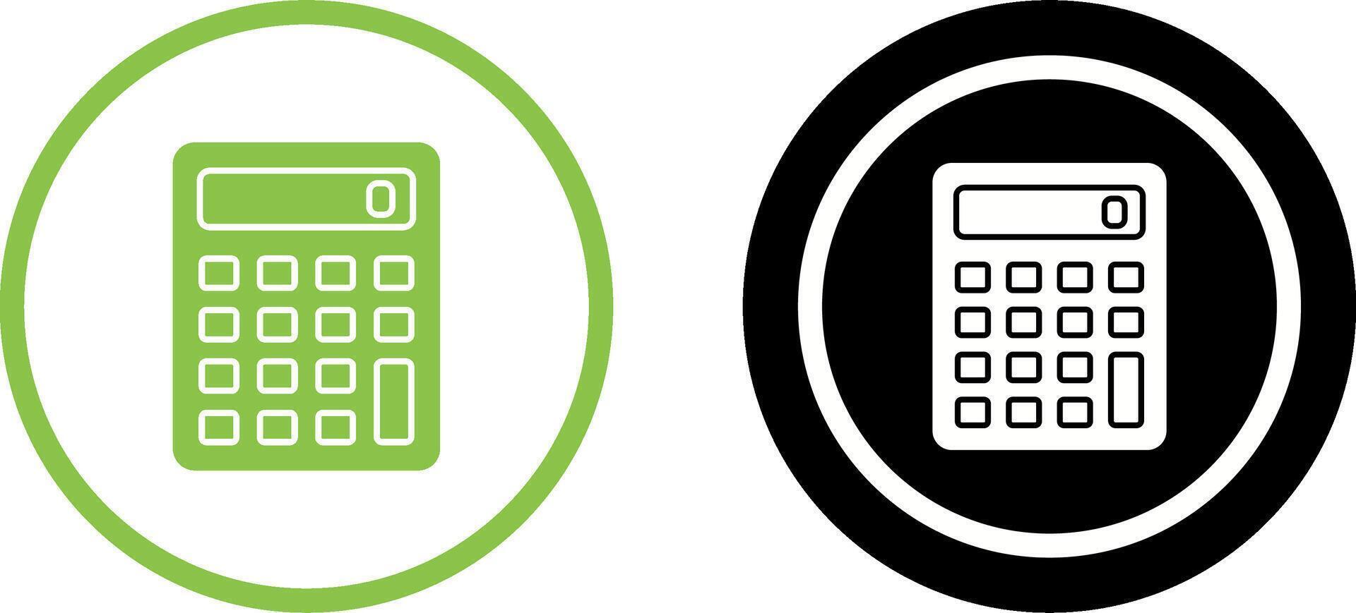 Calculator Icon Design vector