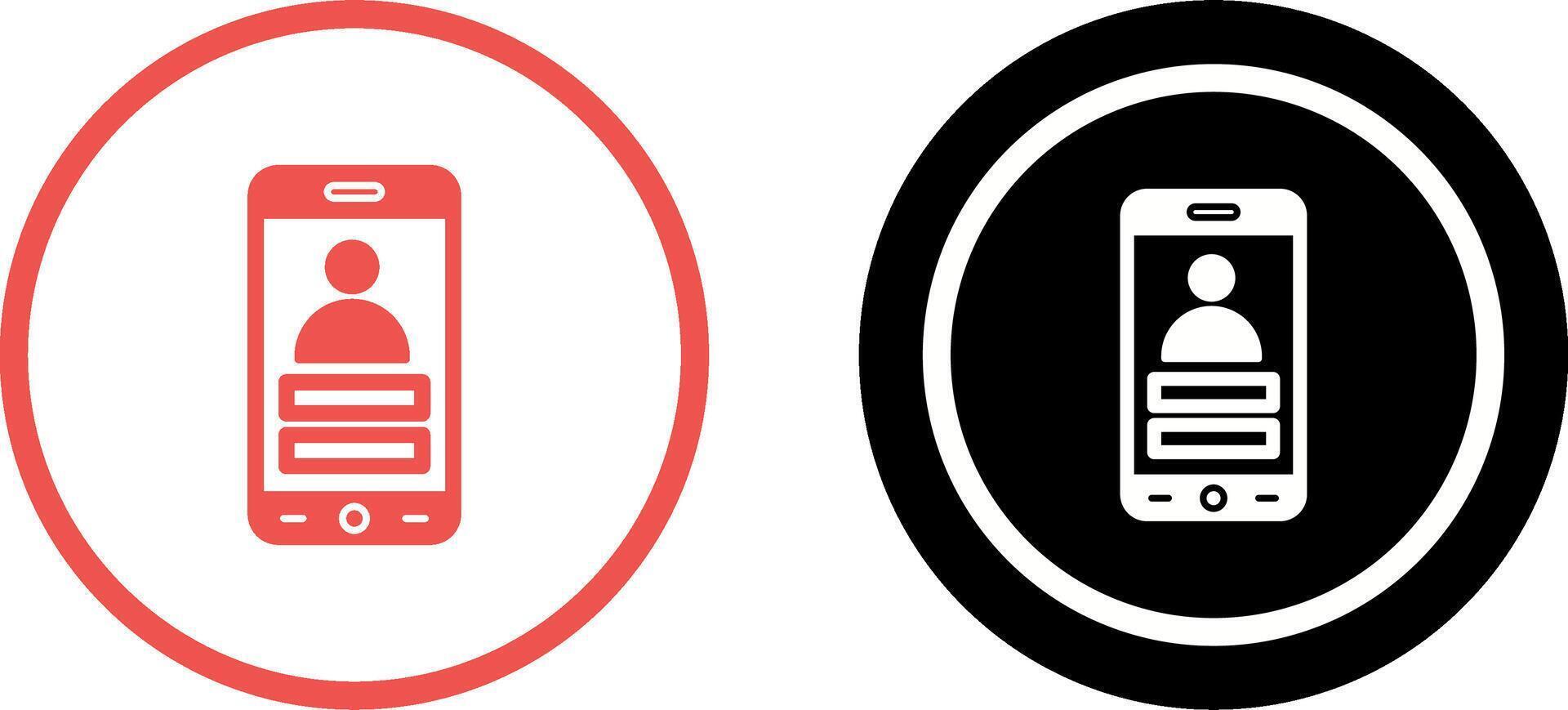Login Icon Design vector