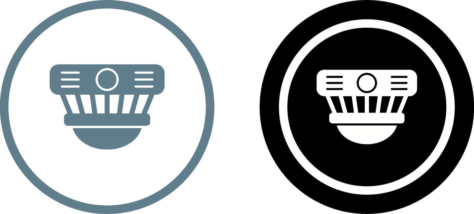 Smoke Detector Icon Design vector