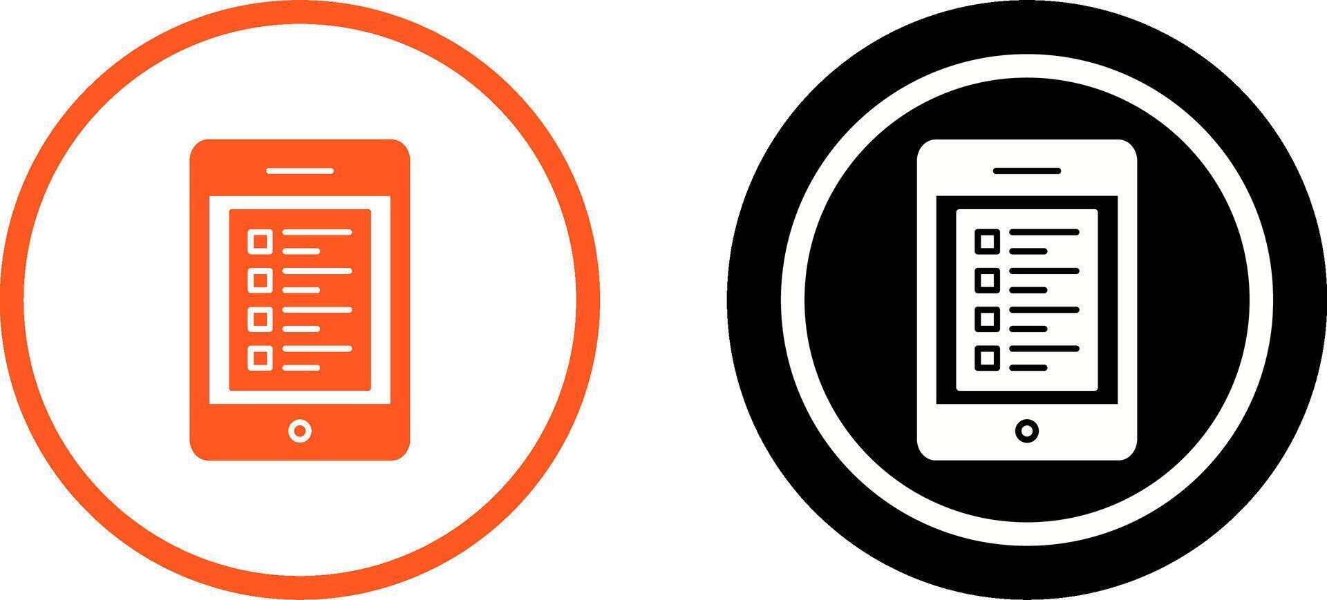 Online Test Icon Design vector