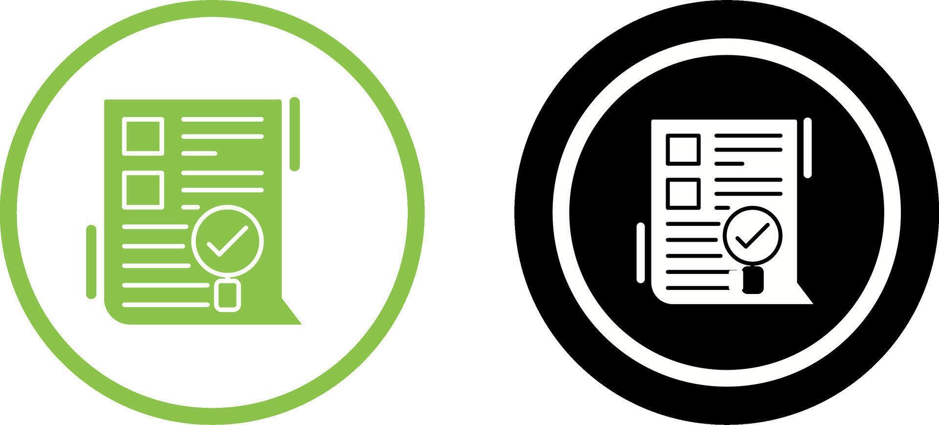SEO Audit Icon Design vector