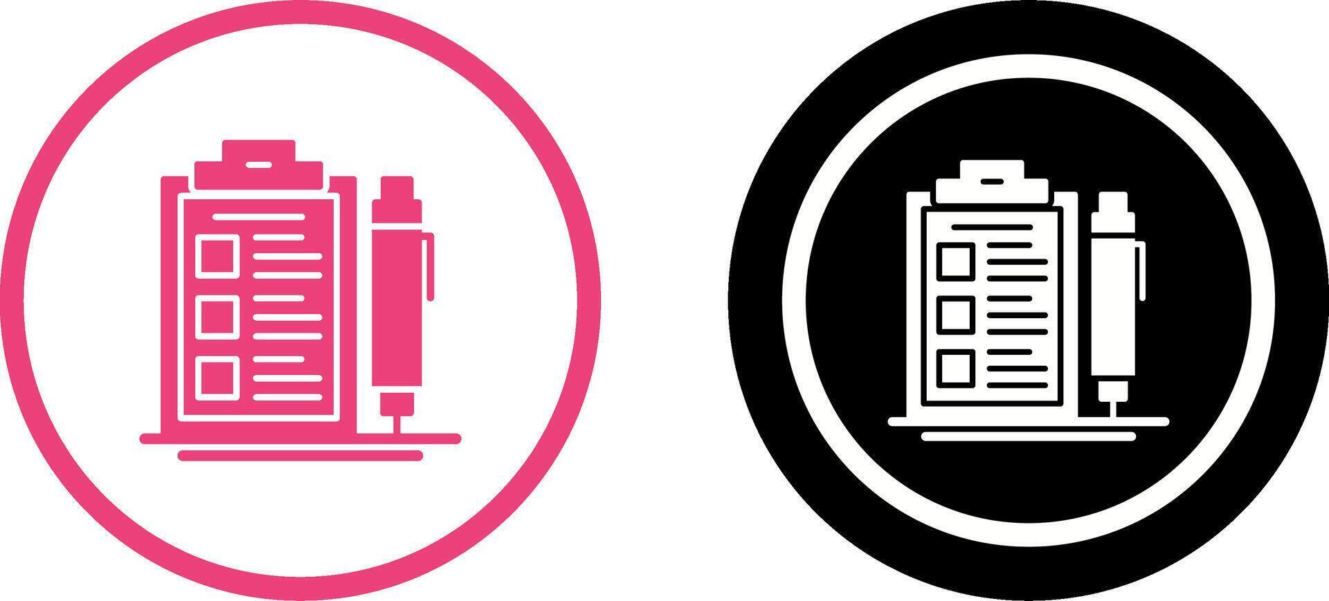Check List Icon Design vector