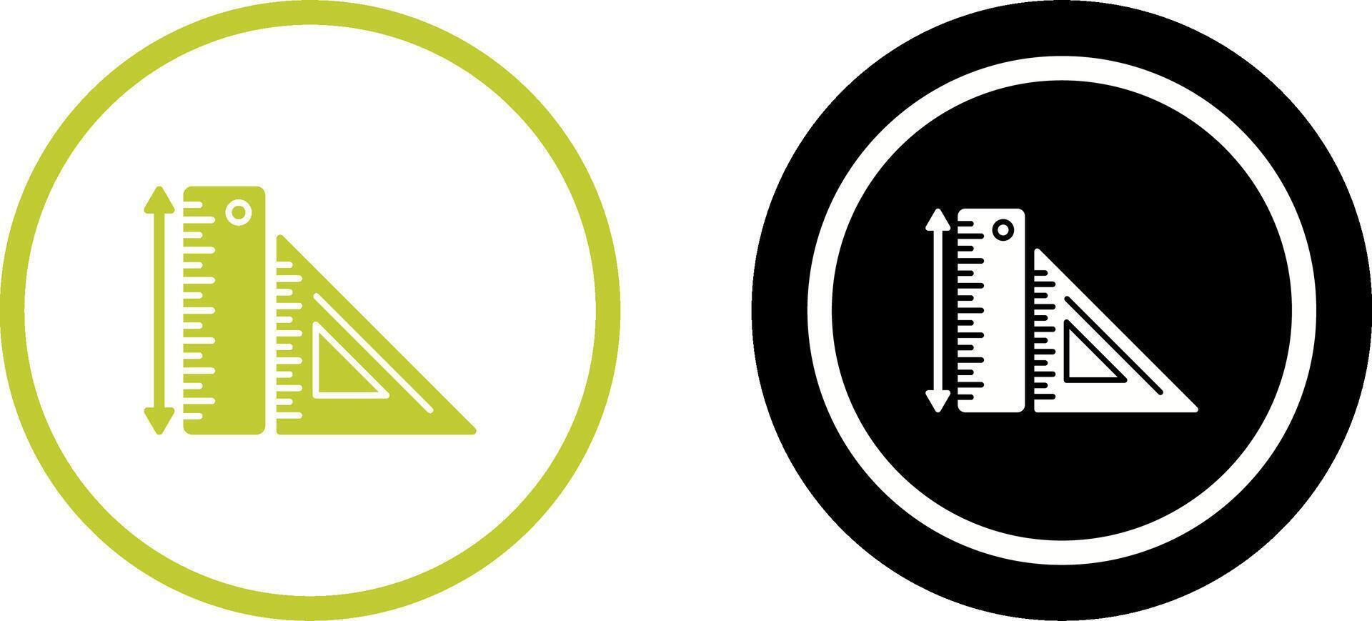 Rulers Icon Design vector